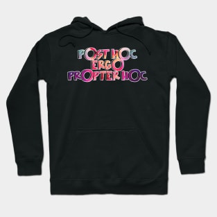 West Wing Post Hoc Ergo Propter Hoc Black Hoodie